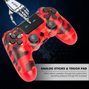 Wireless Controller for PS4/Pro/Slim/PC Bluetooth Gamepad Joystick Dual Vibrate - Red Camo