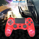 Wireless Controller for PS4/Pro/Slim/PC Bluetooth Gamepad Joystick Dual Vibrate - Red