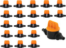 4mm Irrigation Fittings Micro Irrigation Valve Hose Pipe Connector Adaptor - 20 Pieces