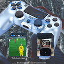 Wireless Controller for PS4/Pro/Slim/PC Bluetooth Gamepad Joystick Dual Vibrate - Titanium Blue