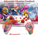 Wireless Switch Controller Pro for Nintendo Switch with Motion Vibration, Turbo Speed Function & Gyro Axis - Paint Splash