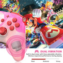 Wireless Switch Controller Pro for Nintendo Switch with Motion Vibration, Turbo Speed Function & Gyro Axis - Bubble Gum