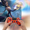 Wireless Controller for PS4/Pro/Slim/PC Bluetooth Gamepad Joystick Dual Vibrate - Sunset Orange
