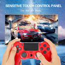 Wireless Controller for PS4/Pro/Slim/PC Bluetooth Gamepad Joystick Dual Vibrate - Red