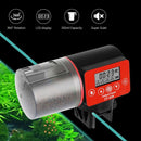 Automatic Fish Feeder 200ml Large Capacity Aquarium Auto Feeders For Fish Food - Red