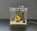 Small Acrylic Fish Tank Breeding Box, Nano Aquarium With Sliding Lid - 4L or 8L