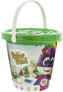 The Original Super Sand Green Storage Bucket With Sand, Shapes & 4 Moulds - 600g