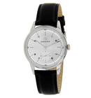 JAMES & SON Men's Analogue Quartz Watch with Black Leather Strap - JAS10021-204