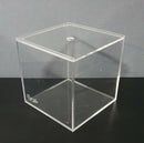 Small Acrylic Fish Tank Breeding Box, Nano Aquarium With Sliding Lid - 4L or 8L
