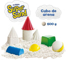The Original Super Sand Green Storage Bucket With Sand, Shapes & 4 Moulds - 600g
