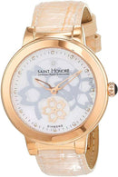 Saint Honoré Women's Analogue Quartz Ladies Watch + Leather Strap - 7620228FYID