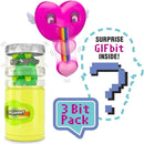 OH! MY GIF 3 Bit Toy Pack, Puggo & Heartie Collectable Real Life Animated Figure