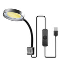 Fish Tank Clip on Light, 2.5W Clamp USB LED Aquarium Light Flexible Body
