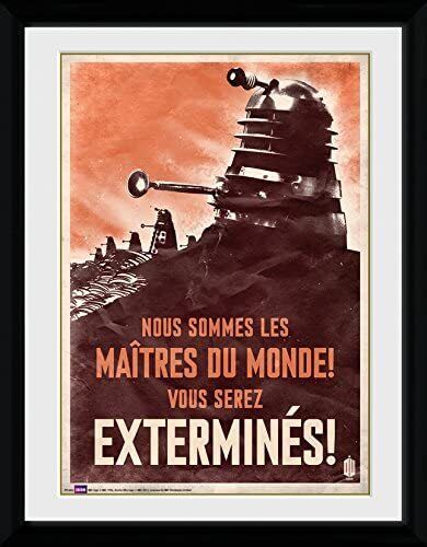 GB eye LTD, Doctor Who - Daleks Black Wood Framed Print (40 x 30cm)